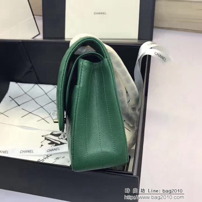 香奈兒CHANEL 升級版V線1112進口球紋皮單肩斜挎鏈條包 DSC1859